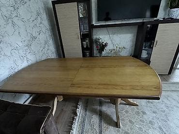 сандык фото: Ашкана үстөлү жана отургуч, түсү - Күрөң — 3