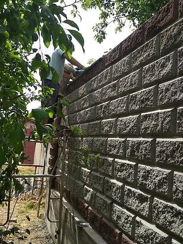 аслан строй: Строим заборы пескоблокам все виды!!! — 8