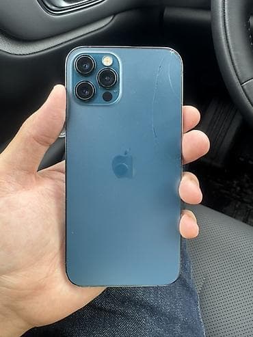 12 iphone pro: IPhone 12 Pro, 256 ГБ, Pacific Blue, Защитное стекло, 72 % — 3