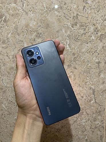 Redmi, Redmi Note 12, Б/у, 128 ГБ, цвет - Черный, 2 SIM