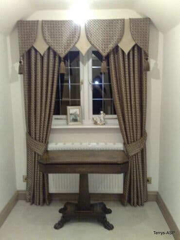 цветы фуксия: Комплект штор, Жаккард, С кистями, Готовое изделие, Для зала — 10