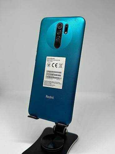 Техника жана электроника: Redmi, Redmi 9, Колдонулган, 64 ГБ, түсү - Көк, 2 SIM — 2