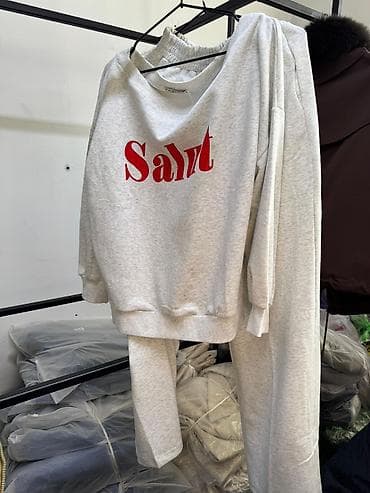 tech fleese: Брючный костюм, Прямые, Made in KG, Хлопок, Осень-весна — 4