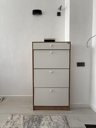 solutions upper: Тумба и подставка для обуви, Б/у, МДФ, Самовывоз, цвет - Белый — 5