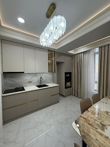 3 комн 9 микрорайон: 3 комнаты, 80 м², Элитка, 9 этаж, Дизайнерский ремонт — 5