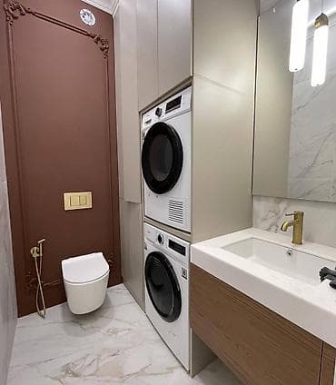 3: 3 комнаты, 137 м², Асанбай мкр Элитка, 9 этаж, Дизайнерский ремонт — 2