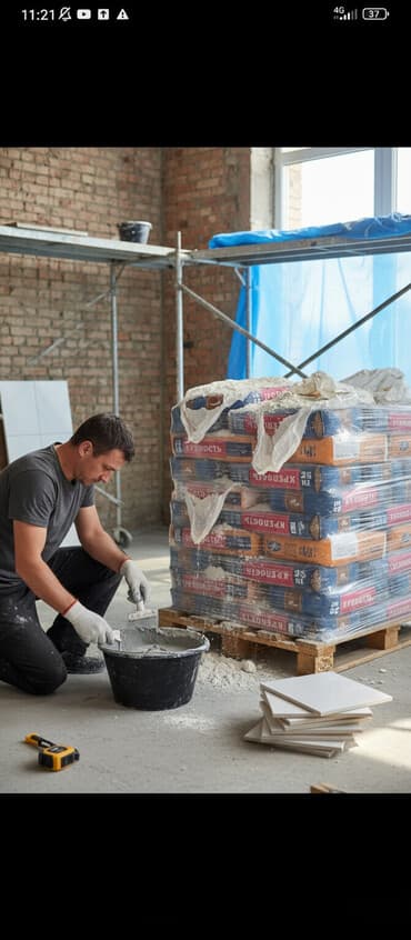 кафельный реска: НАШИ крепост клей плитичный — 1