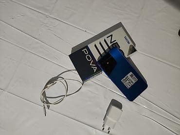Tecno Pova Neo 3, Б/у, 128 ГБ, цвет - Синий, 2 SIM
