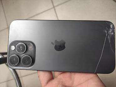 IPhone 15 Pro, Б/у, 256 ГБ, Black Titanium, 84 %