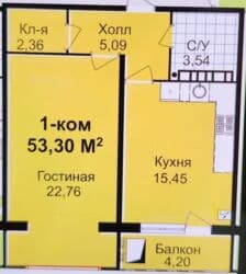 кызыл аскер продажа дом: 1 комната, 53 м², 108 серия, 2 этаж, ПСО (под самоотделку) — 14