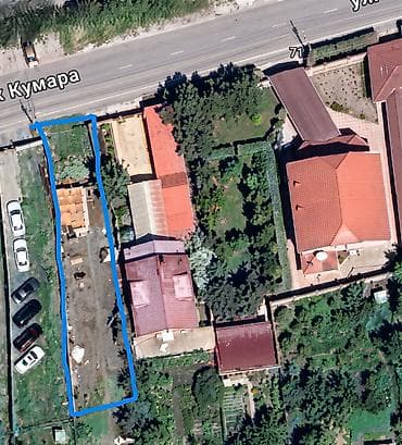 за сотку: Земельный участок, с. Орто-Сай - Площадь: 4,4 сотки - Стоимость: 165 — 1
