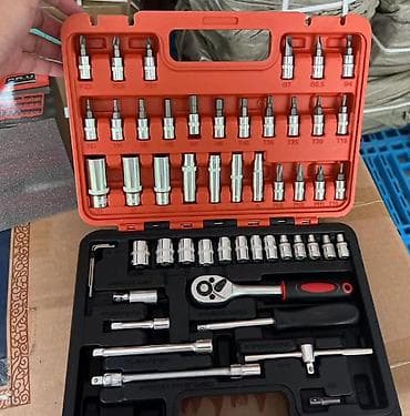 Мультитулы: Набор ручного инструмента в кейсе Комплект хром-ванадиевых головок — 2