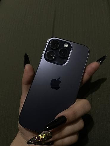 IPhone 14 Pro, 128 ГБ, Deep Purple, Защитное стекло, 75 %