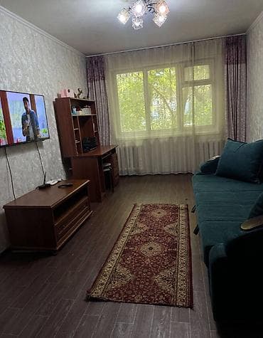 14: 1 комната, 32 м², Кудайберген авторынок 104 серия, 1 этаж, Косметический ремонт — 1
