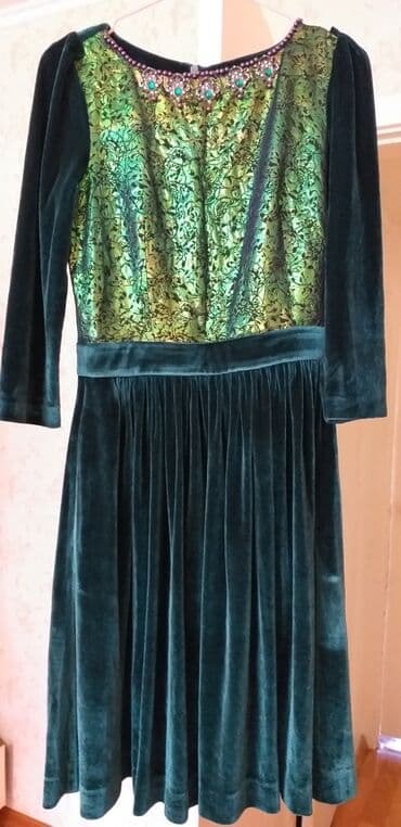 длинные платья в пол зеленого цвета: Красивое платье из королевского бархата. Производство Турция. Одевала — 2