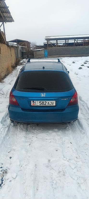 Honda Civic: 2003 г., 1.6 л, Механика, Газ, Хэтчбэк at lalafo.kg Honda Civic: 2003 г., 1.6 л, Механика, Газ, Хэтчбэк