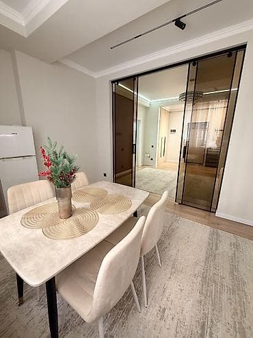 гостиницы бишкека: Студия, 60 м², Тунгуч мкр Элитка, 2 этаж, Дизайнерский ремонт — 7