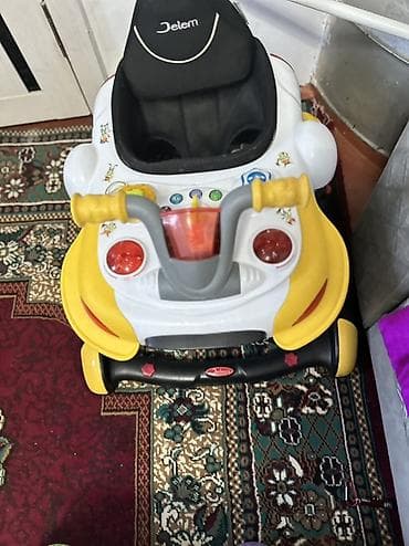 ходунки прыгунок: Детские ходунки Jetem - Панель в стиле машинки: «руль» с удобными — 1
