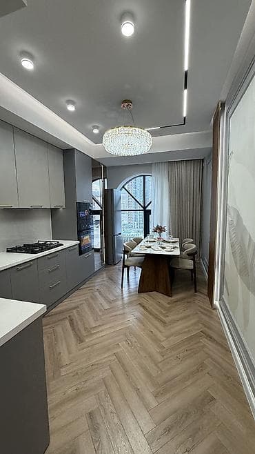 discovery studio: 3 комнаты, 96 м², Асанбай мкр Элитка, 10 этаж, Дизайнерский ремонт — 4