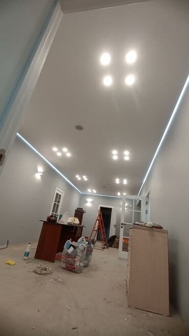 натяжний потолок ціна за квадратний метр: Натяжной потолок 3D потолки, Глянцевое, Матовое Бесплатный замер, Гарантия, Монтаж — 2