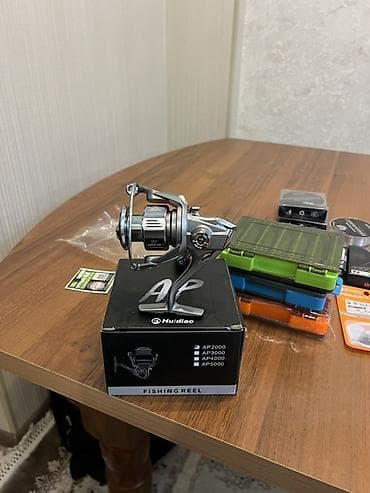 удачки бу: Набор для спиннинговой рыбалки (лайт/ультралайт) Состав: - Катушка — 3