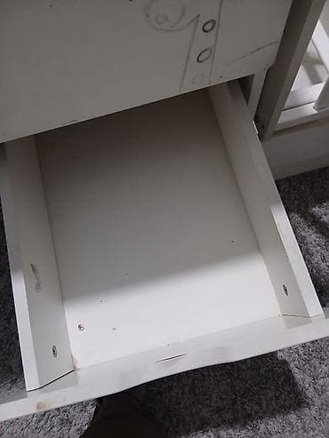 стол письменный детский: Детская кровать трансформер, Б/у, Другой тип, цвет - Белый — 4