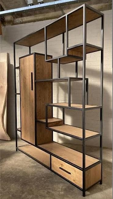 string art: Лофт‑мебель на заказ любой сложности стальной каркас с матовым — 3