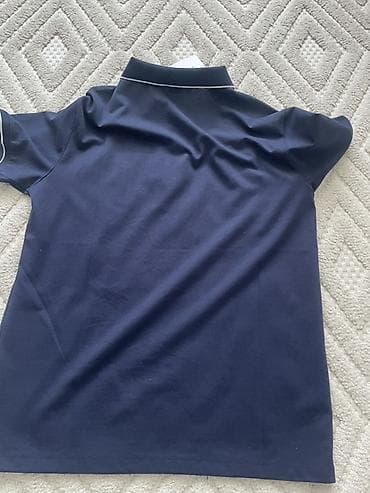 Футболки: Мужская футболка, M, Tommy Hilfiger, Новый, цвет - Синий, Самовывоз — 4