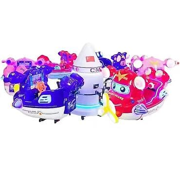 Бизнес үчүн жабдуулар: Детская карусель “Самолётики/космодром” — яркий аттракцион для ТРЦ — 3