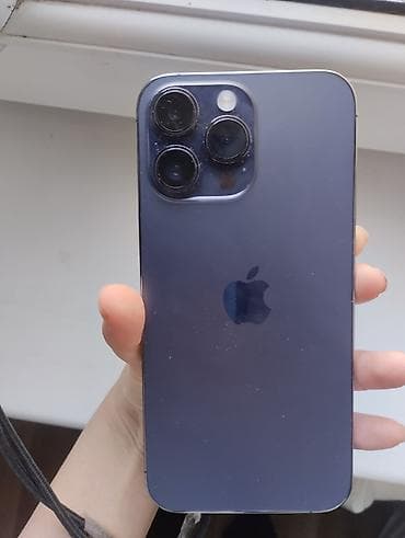 iphone 14 pro: IPhone 14 Pro Max, Б/у, 256 ГБ, Deep Purple, Коробка, 92 % — 2