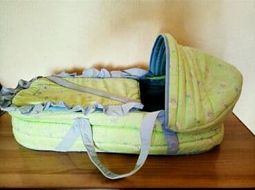 прогулочная детская коляска: Коляска, цвет - Голубой, Новый — 1