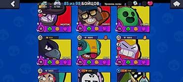 роба: Аккаунт Brawl Stars Основное: - Уровень опыта: 29 (270/320) - Трофеи — 8