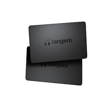 умные кольца: Tangem Wallet— аппаратный кошелёк с NFC - Комплект: NFC‑карты Tangem — 3