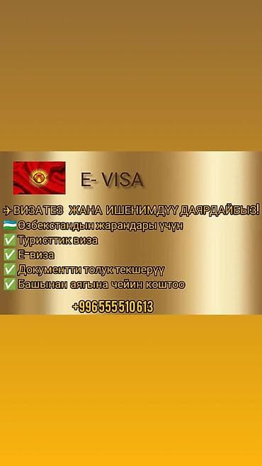 Услуга: оформление E-VISA (электронная виза) - Быстрое и надежное