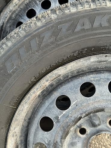 Дөңгөлөктөр монтажда 195 / 65 / R 15, Кыш, Колдонулган, Комплект, Жеңил унаалар, Темир, тешиктери - 5 — 5