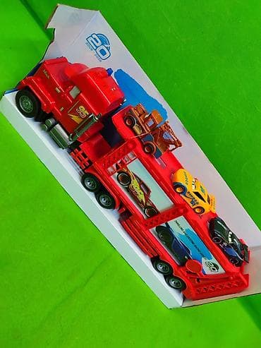 карт машина: Трек мак машина игрушка детская🚛 Комплектация товара: автовоз Мак, 3 — 6