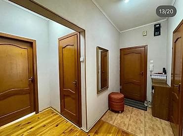 Батирлер: 3 бөлмө, 68 м², 12-мкр 106-серия, 1 кабат, Евро оңдоо — 10