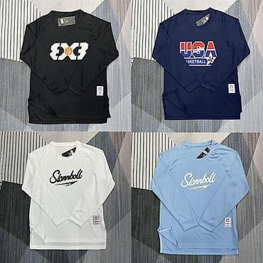 Лонгсливы спортивные с длинным рукавом - Модели: принты “3x3