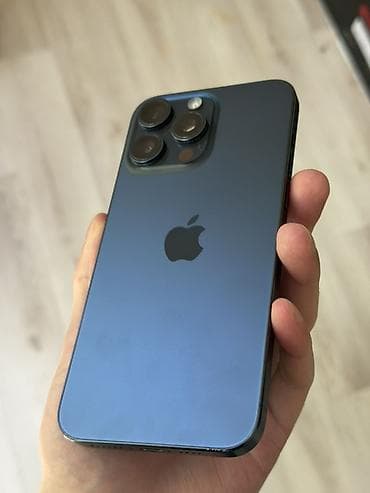 apple 13 pro: IPhone 15 Pro Max, Б/у, 512 ГБ, Blue Titanium, Защитное стекло, Чехол — 2