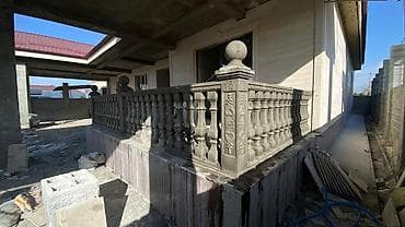 Решетки на балкон: Бетонные балясины перилы ограждения террасы, цена вместе с — 1