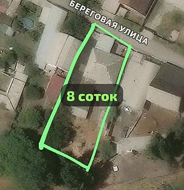 город балыкчы участок: 8 соток, Для строительства — 1