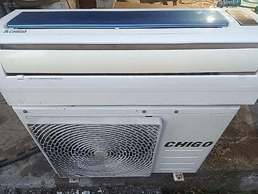 комнатный вентилятор: Сплит-система, Chigo, Б/у, 70-80 м², Классический — 6