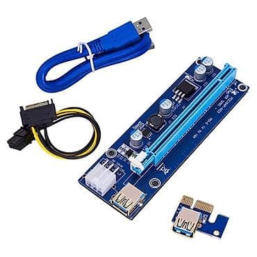 nvidia tesla: PCI‑E Riser Card 006C Райзер PCI‑E x1 → PCI‑E x16 для выноса и — 1