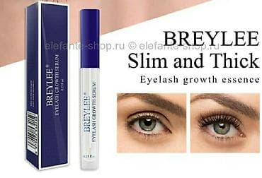 Сыворотка для роста ресниц BREYLEE Эффективность: увеличение длины