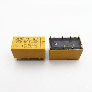 Реле HK19F для связи с сигналом DC 9V -SHS, силовое реле, 8 ми