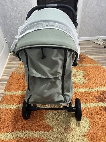 бир: Прогулочная коляска Teddy Baby (цвет: серо‑зеленый) - Легкая складная — 7