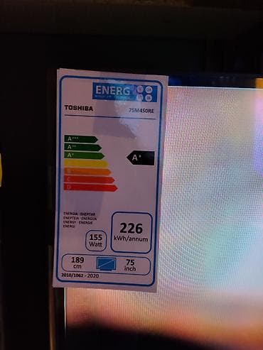 ТВ и видео: Toshiba 75M450RE — большой 75-дюймовый LED-телевизор (189 см) с — 3