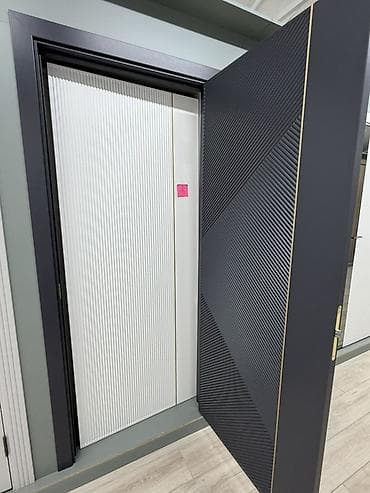 Двери для домов и квартир, Металлическая, Одностворчатая, цвет - Серый