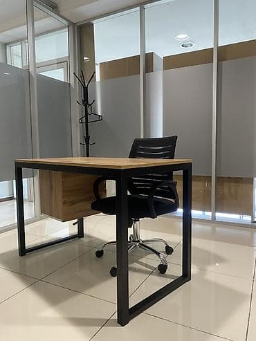 кресло офисное престиж: Офисный стол, Нерегулируемый, цвет - Коричневый, Прямоугольный, Дерево — 1