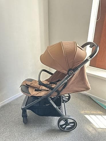 easy walker: Прогулочная коляска Ining Baby, цвет бежевый/капучино. Особенности: - — 6